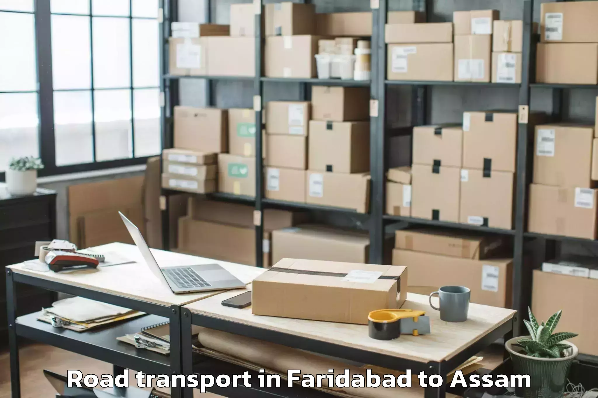 Faridabad to Nazira Road Transport Booking